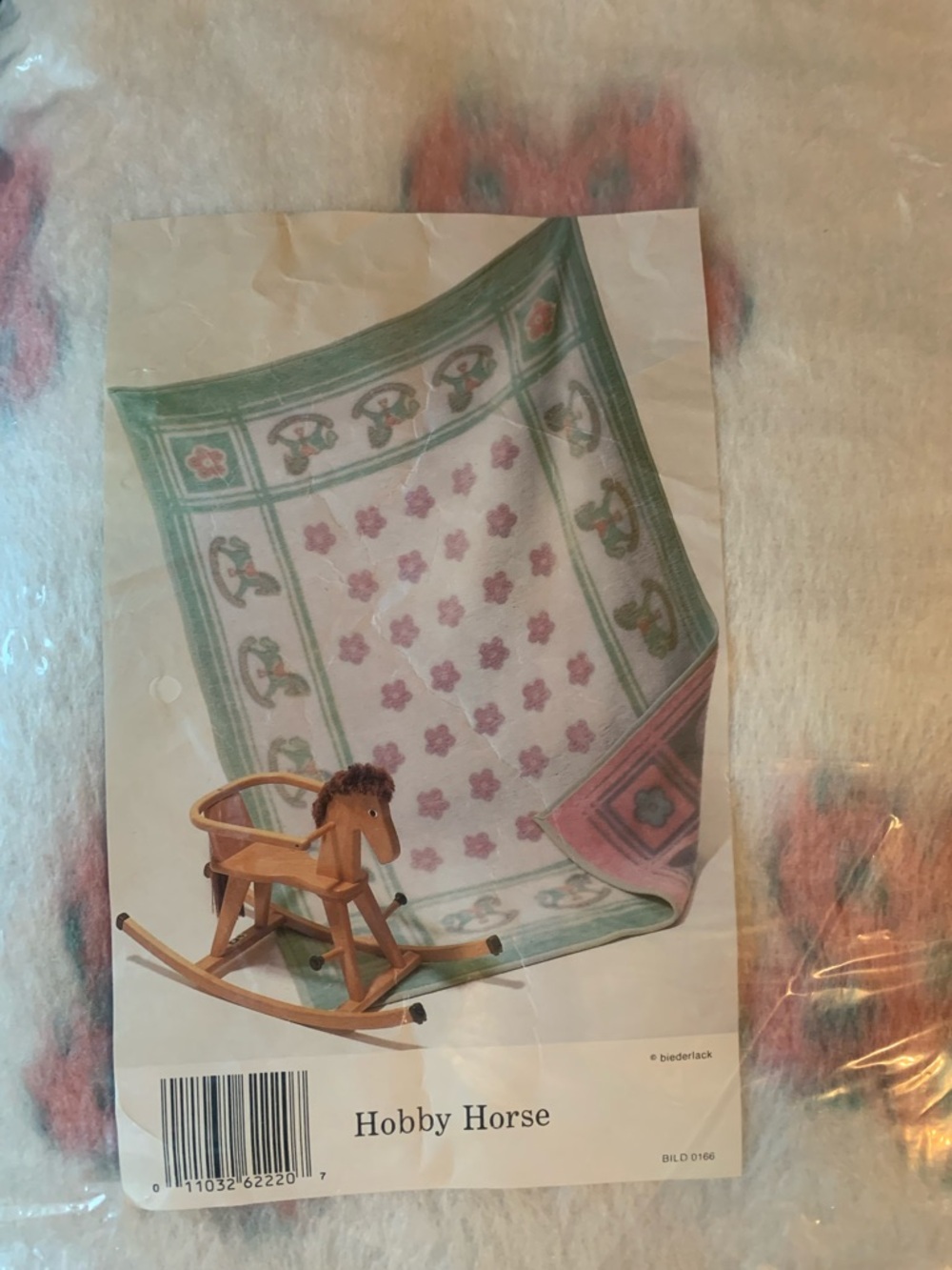 Vintage New “Hobby Horse” Beiderlack Blanket. 3289
